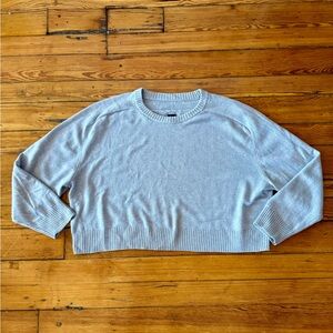 Gap Light Blue Cropped Sweater